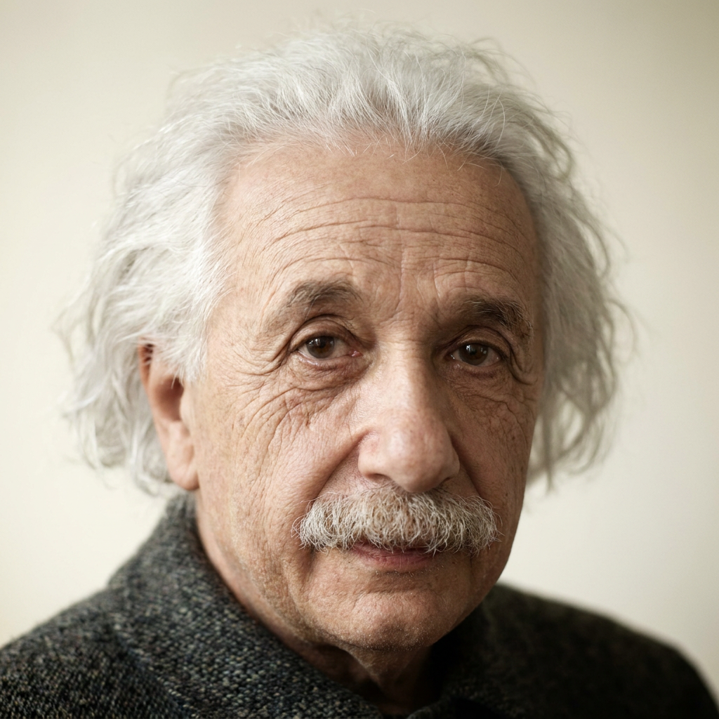 Portrait of Albert Einstein