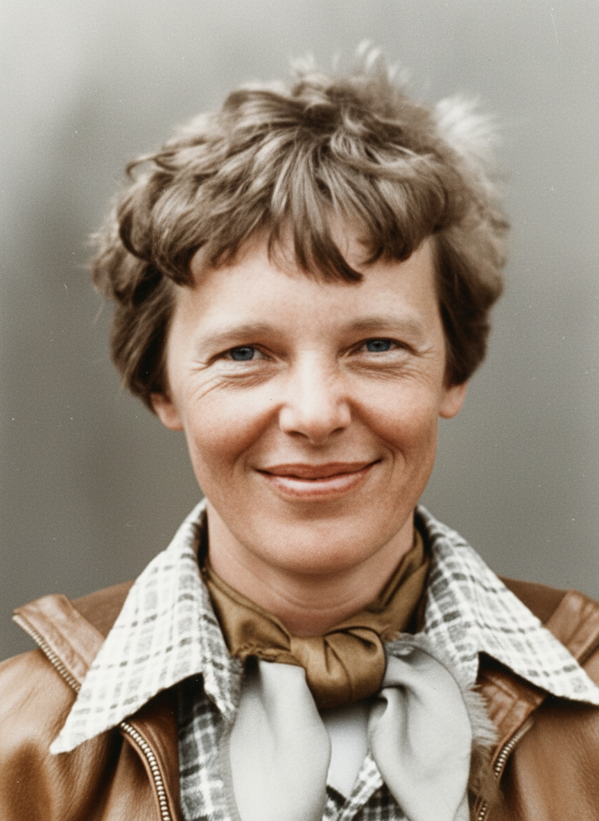Portrait of Amelia Earhart