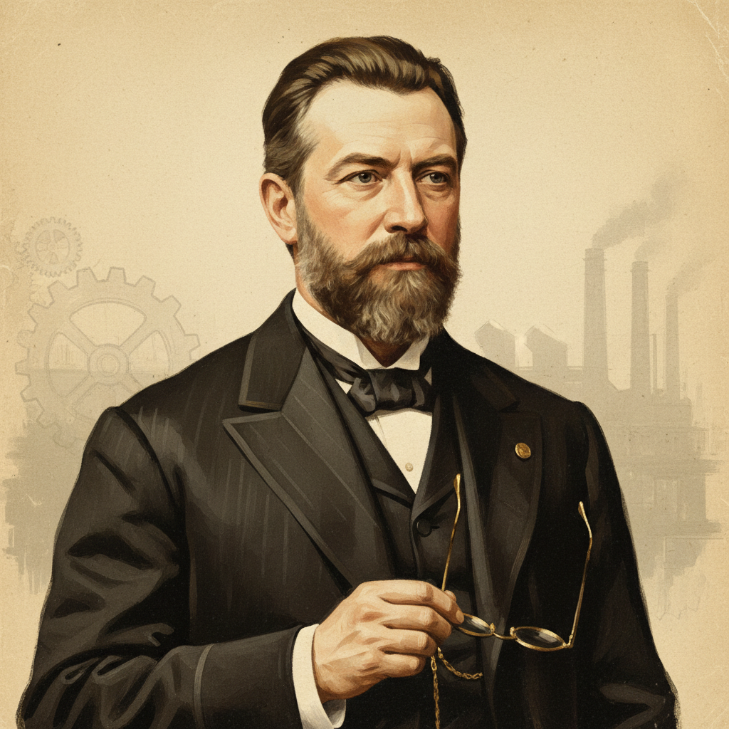Portrait of Andrew Carnegie