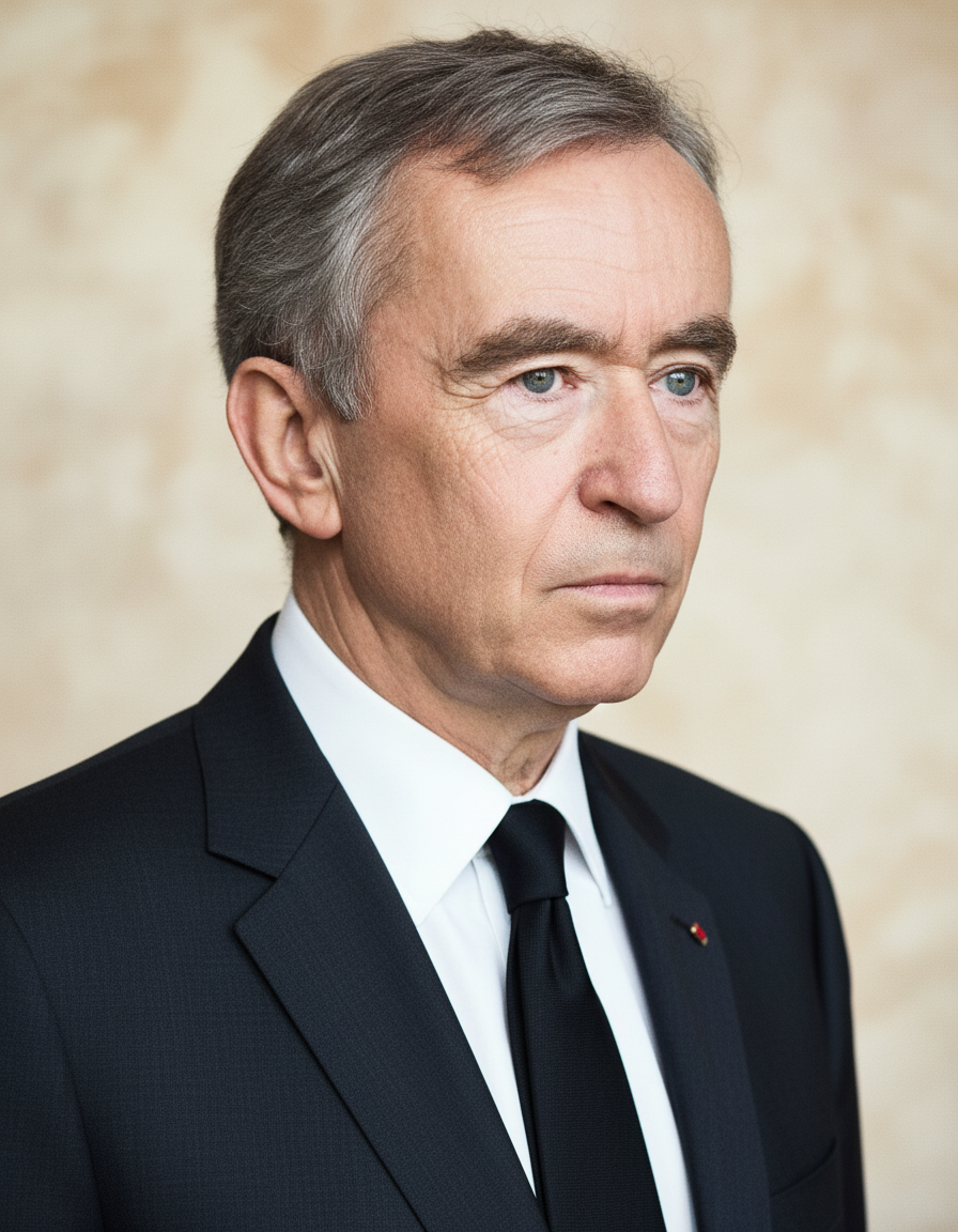 Portrait of Bernard Arnault