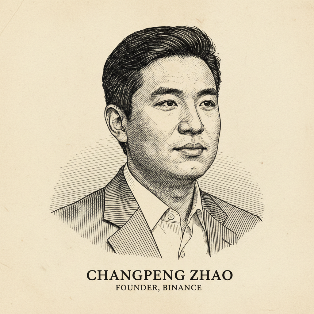 Portrait of Changpeng Zhao