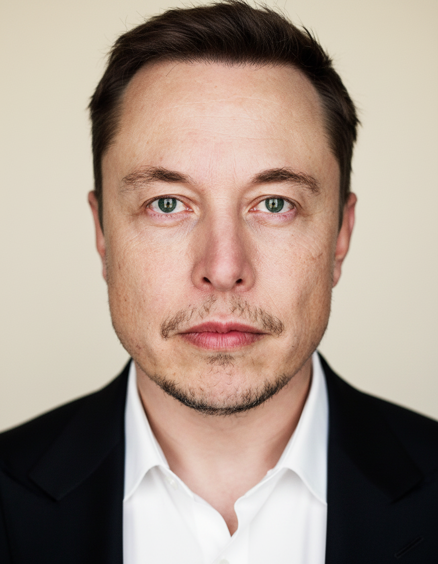 Portrait of Elon Musk