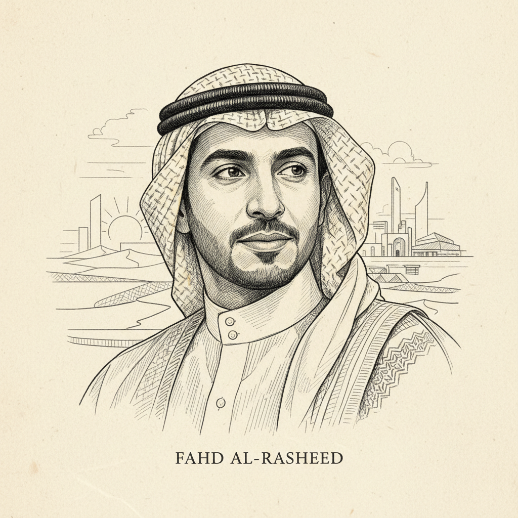 Portrait of Fahd al-Rasheed