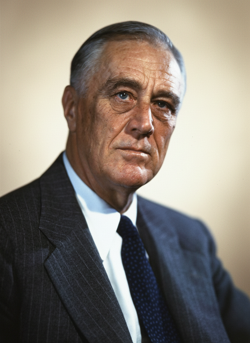 Portrait of Franklin D. Roosevelt