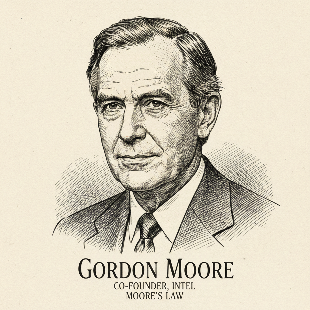 Portrait of Gordon Moore