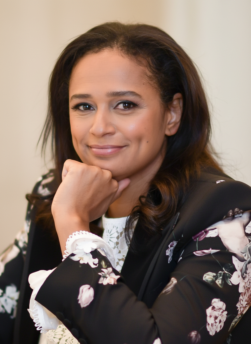 Portrait of Isabel dos Santos