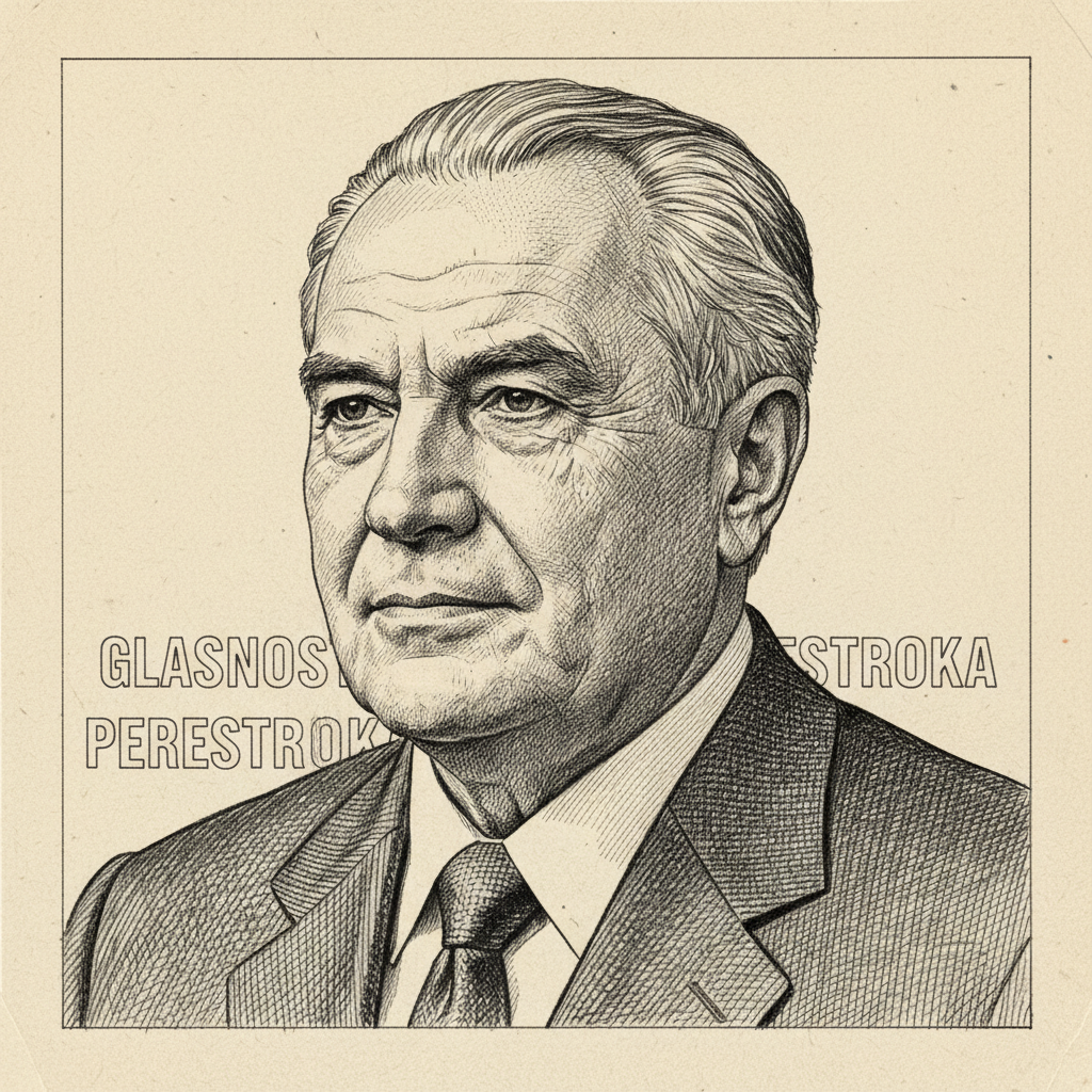 Portrait of Mikhail Gorbachev
