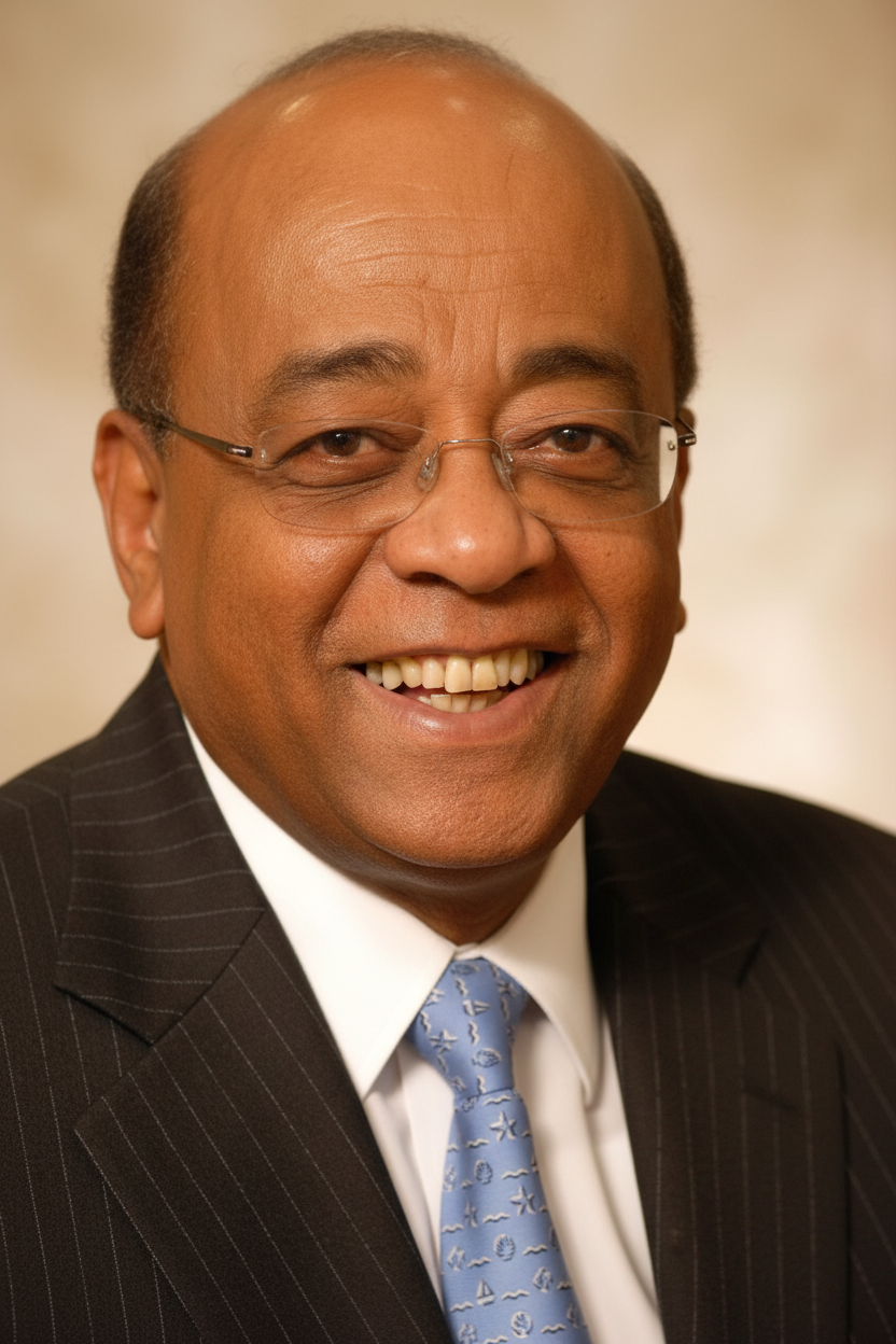 Portrait of Mo Ibrahim