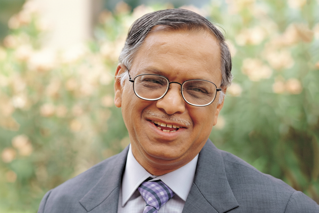 Portrait of N. R. Narayana Murthy