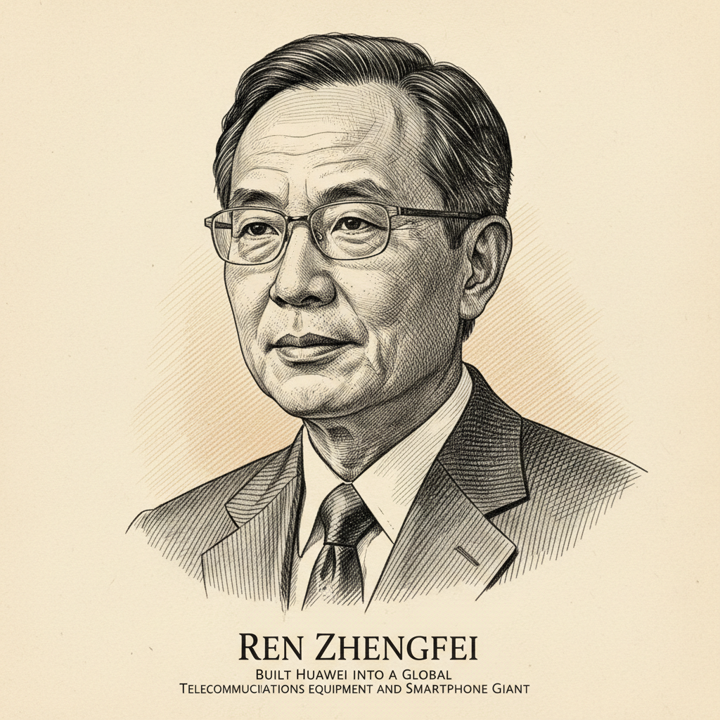 Portrait of Ren Zhengfei