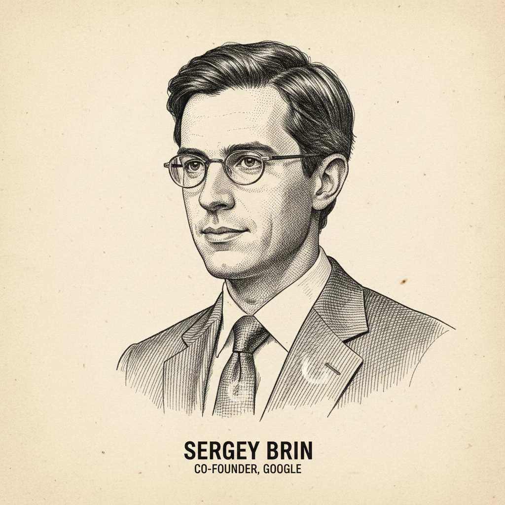 Portrait of Sergey Brin