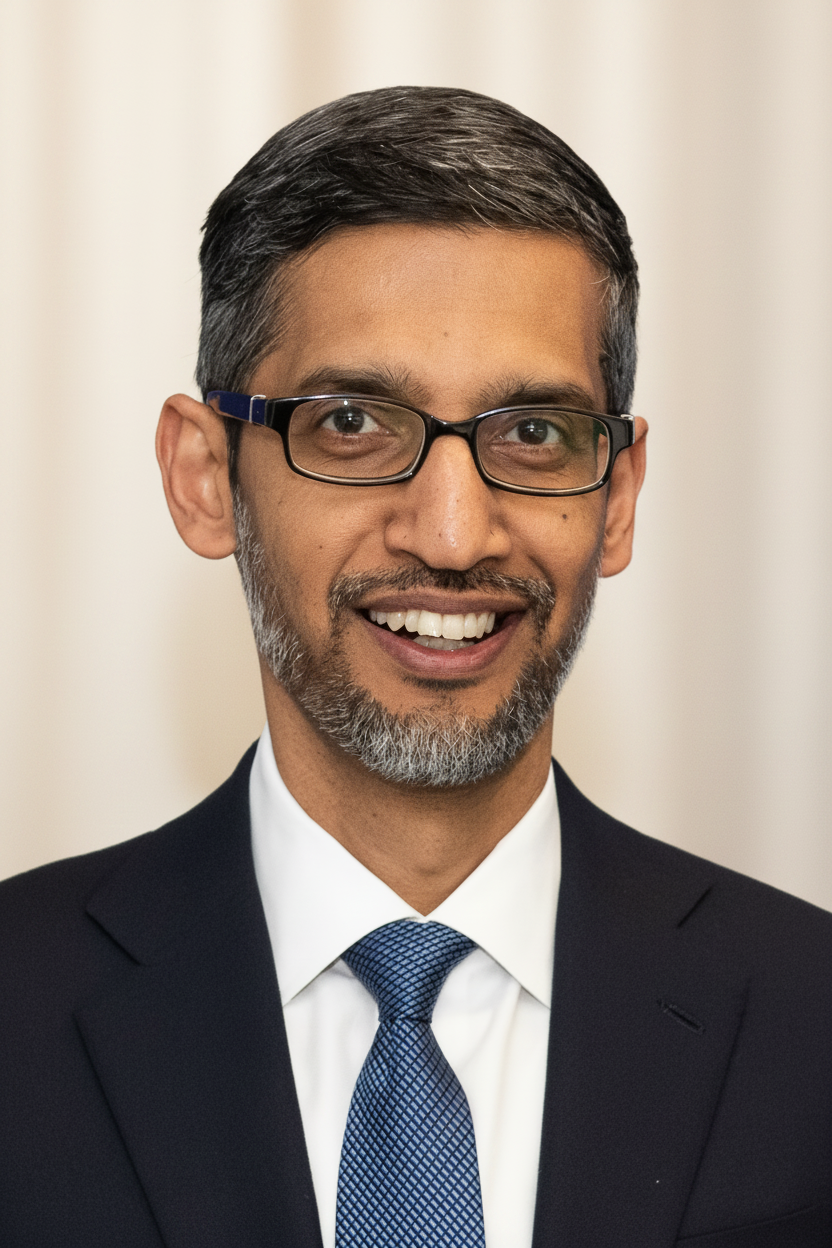 Portrait of Sundar Pichai