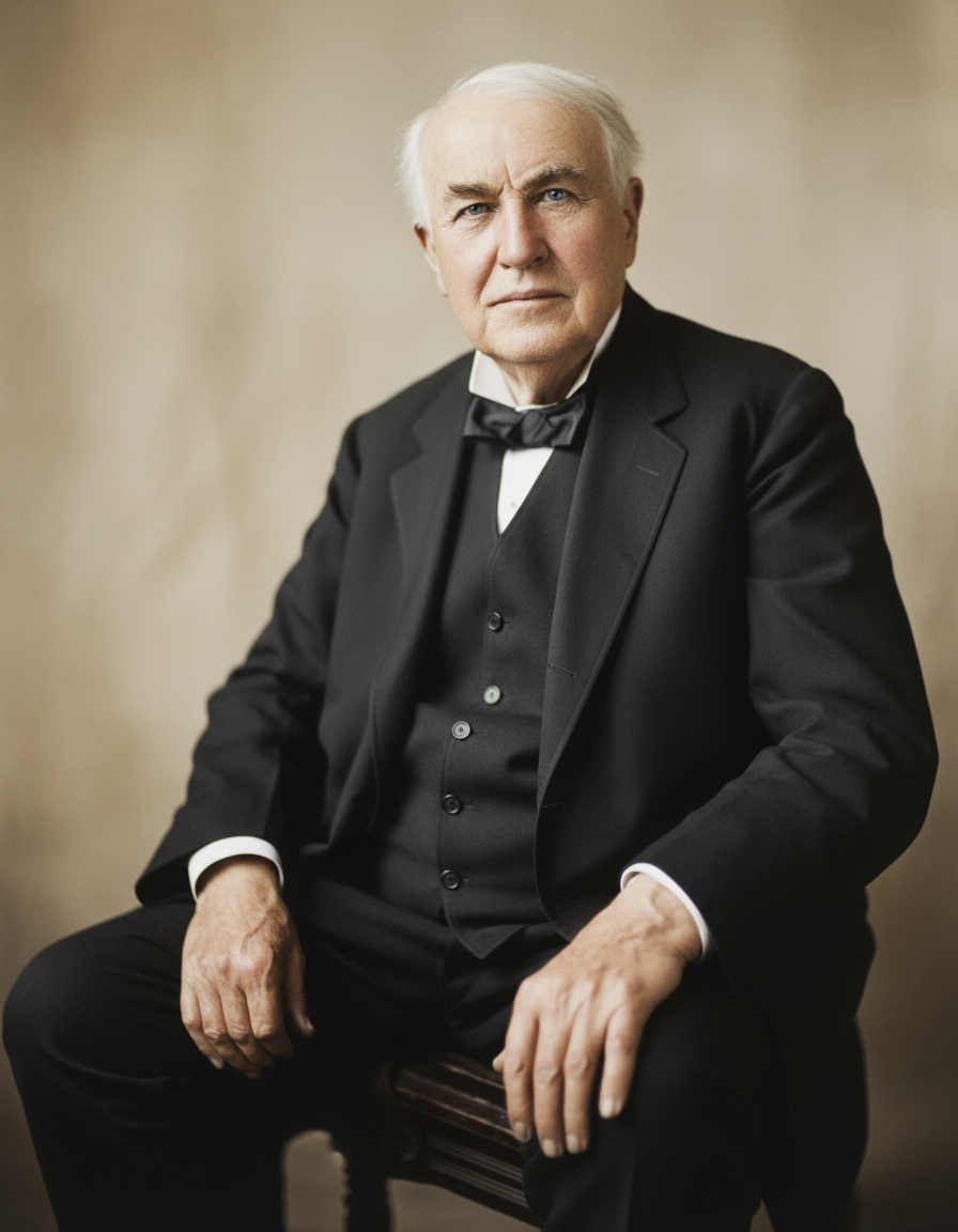 Portrait of Thomas Edison