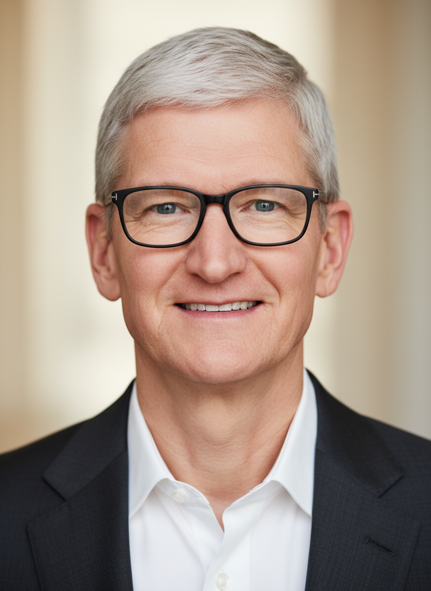 Portrait of Tim Cook