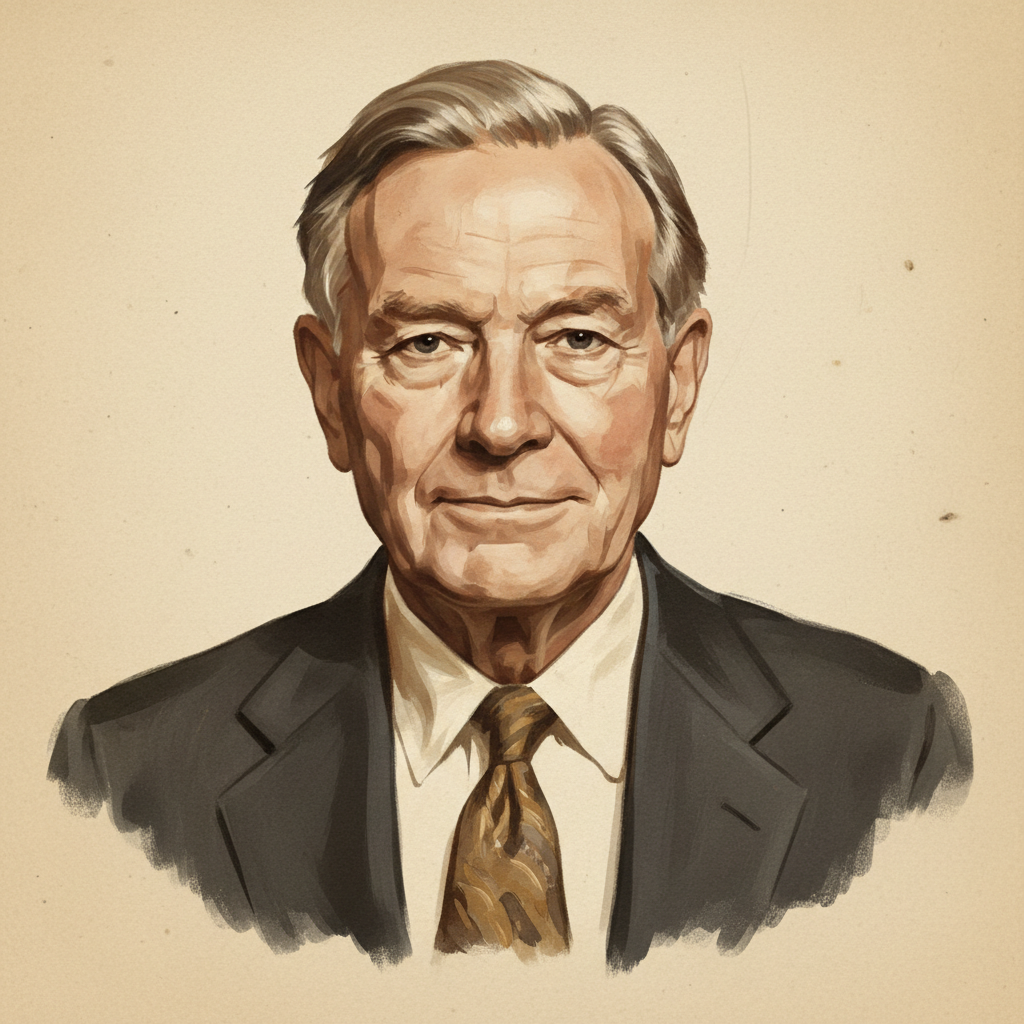 Portrait of Warren Buffett